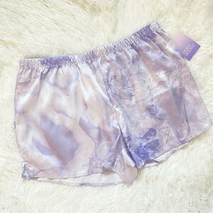 Stars Above Women's Marble Sleep Shorts - Lavender and Cream
